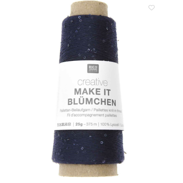 Creative Make it Blmchen Garn - 015 Marinebl