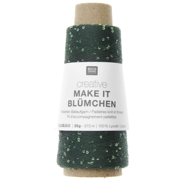 Creative make it Blmchen Garn - 017 Mrkgrn