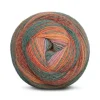 025-R&oslash;d Okker/Pastel Rosa/Orange/Skovgr&oslash;n