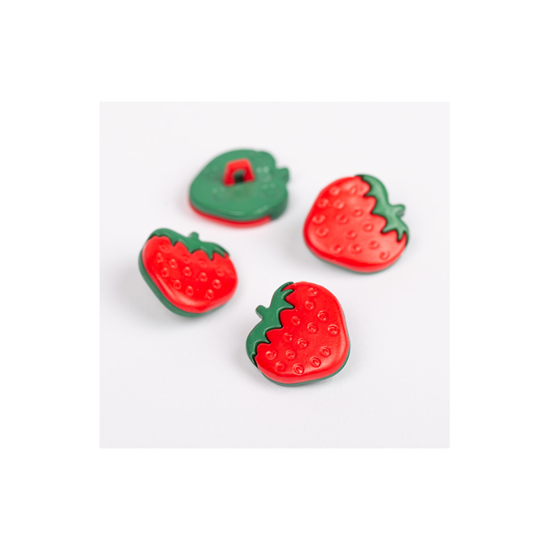 DROPS knap nr. 552: jordb�r 18 mm. Prisen er pr. stk.