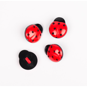 DROPS knap nr. 551: mariehne 18mm. Prisen er pr. stk.