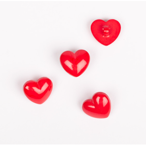 DROPS knap nr. 553: hjerte 15 mm. Prisen er pr. stk.