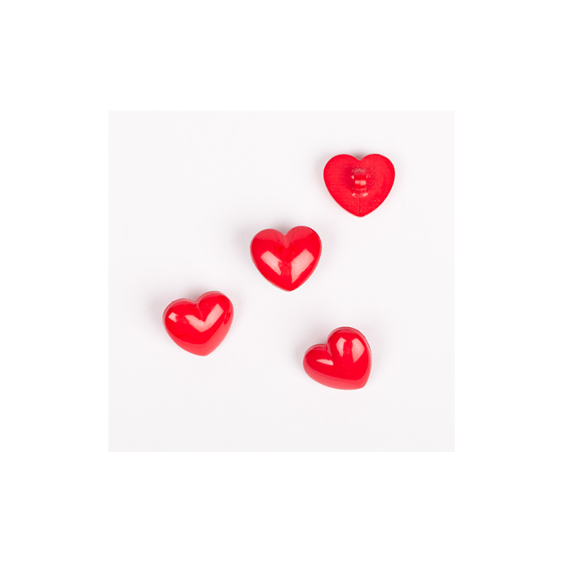 DROPS knap nr. 553: hjerte 15 mm. Prisen er pr. stk.