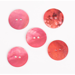 DROPS knap nr. 610: rd(pink) perlemor 20mm. Prisen er pr. stk.