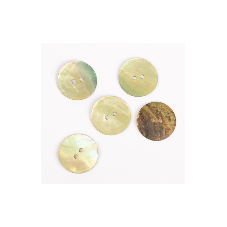 DROPS knap nr. 611: gr�n perlemor 20mm. Prisen er pr. stk.