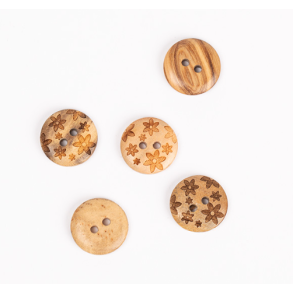 DROPS knap nr. 628: Flowers 15mm. Prisen er pr. stk