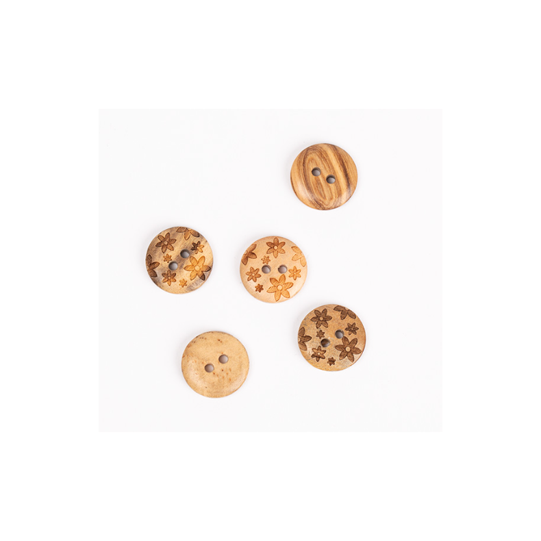 DROPS knap nr. 628: Flowers 15mm. Prisen er pr. stk