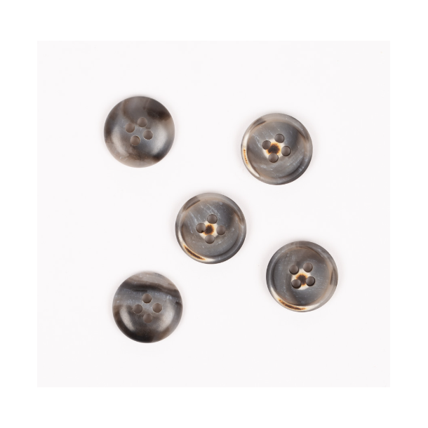 DROPS knap nr. 701: Imiteret tr (mokka) 15mm. Prisen er pr. stk.