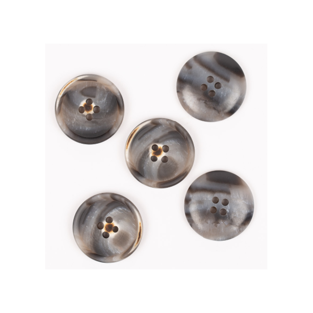 DROPS knap nr. 702: imiteret tr (mokka) 23mm. Prisen er pr. stk.