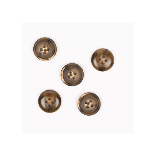 DROPS knap nr. 703: imiteret tr (valnd) 15mm. Prisen er pr. stk.