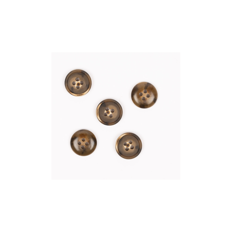 DROPS knap nr. 703: imiteret tr� (valn�d) 15mm. Prisen er pr. stk.