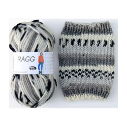  RAGG SOKKEGARN - HJERTEGARN