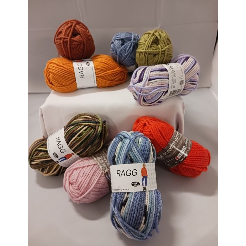  RAGG SOKKEGARN - HJERTEGARN